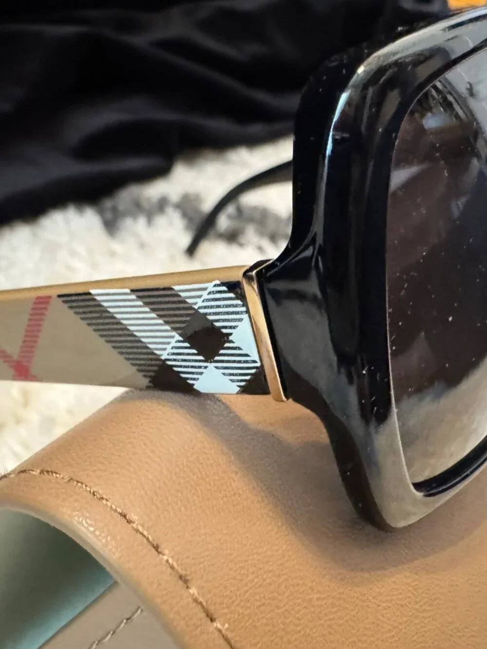 BURBERRY BE4160 34338G Black Grey Gradient 58 mm Women's Sunglasses
